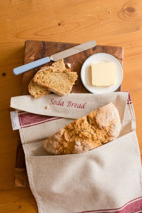 Irish Soda bread storage bag from http:// www.AgnesHDesign.com