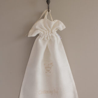 Christening Bag Personalised with Baby's name and date, or the Family name and date