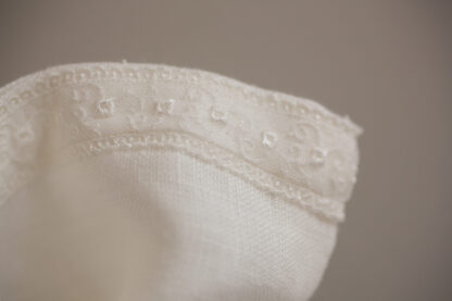CHRISTENING BAG IN 100% LINEN FOR NEWBORN - Image 2