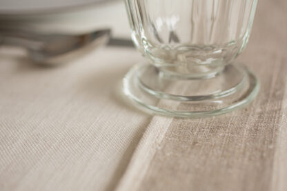 Classic Ivory and Natural Striped Table Runner. Sold out - Image 3
