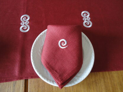 100% Pure Linen Rósóg Napkins - Image 4