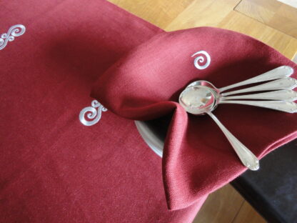 100% Pure Linen Rósóg Napkins - Image 3