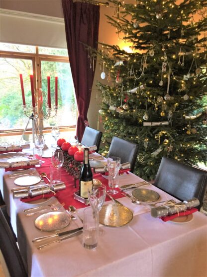 Beautiful Christmas holly/red table runner  "Great Value" Limited edition. - Image 5