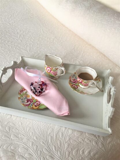 Pretty in Pink dinner napkins - Image 5