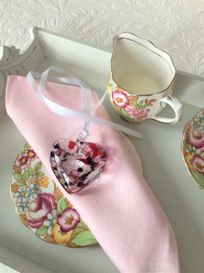 Pretty in Pink dinner napkins - Image 6
