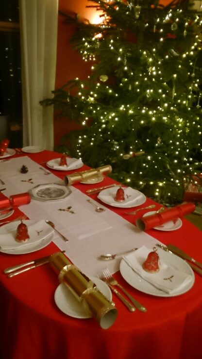 Irish Linen Table Cloths- Since Covid we only make tablecloths as they are ordered. If you wish to have a tablecloth made please contact me by email with your table dimensions and we will give you a price or choose one of the sizes below and we will make it for you. - Image 19
