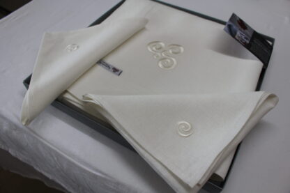 Irish Linen Table Cloths- Since Covid we only make tablecloths as they are ordered. If you wish to have a tablecloth made please contact me by email with your table dimensions and we will give you a price or choose one of the sizes below and we will make it for you. - Image 15