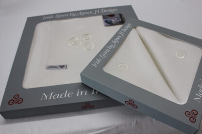 Irish Linen Table Cloths- Since Covid we only make tablecloths as they are ordered. If you wish to have a tablecloth made please contact me by email with your table dimensions and we will give you a price or choose one of the sizes below and we will make it for you. - Image 14