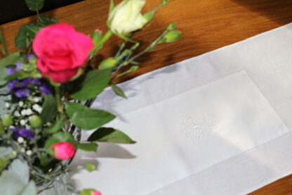 Tree of Life on white Irish linen - Image 5